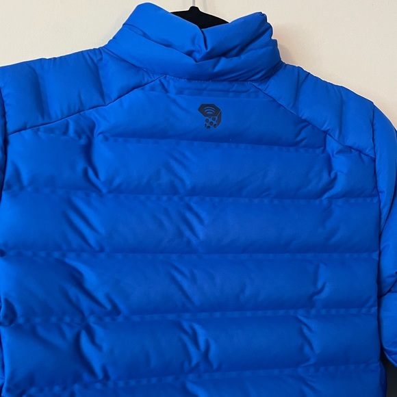 Mountain Hardwear Blue Down Puffer Jacket Women’s Size Medium - Picture 4 of 8